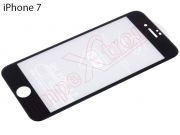protector de pantalla de cristal templado con marco negro para iPhone 7/ iphone 8 / iphone se (2020) de 4.7 pulgadas